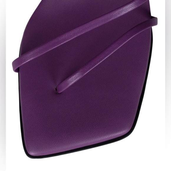 NEW Jeffrey Campbell Palate Slingback Wedge Sandal Purple sz 8.5 - Picture 5 of 5